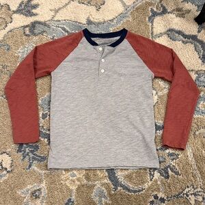 J.Crew Crewcuts Long Sleeve Henley - size - M (8-9)